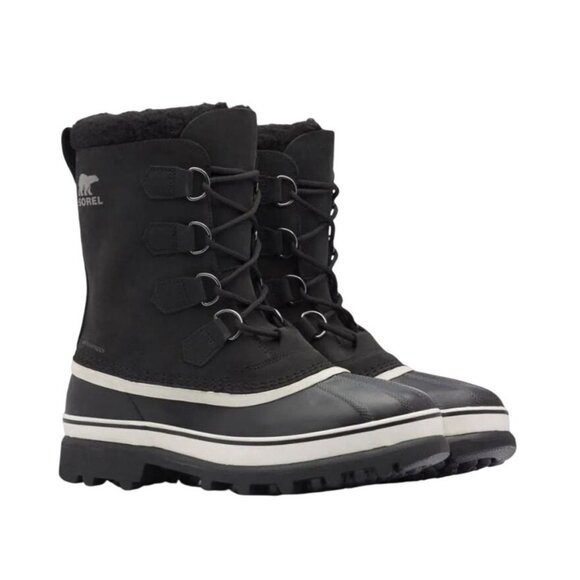 SOREL Men\'s 8 Caribou Winter Snow Boots Outdoor Waterproof Duck Shoes leather